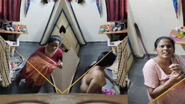 Desi Mom Caught Son Secretly – Capturing Of Dress Change Video