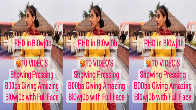 Desi GF PHD in Blowjob Boobs – Giving Amazing Blowjob Viral Video