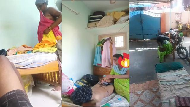 Real Tamil Maid Aunty Son Affair Leak