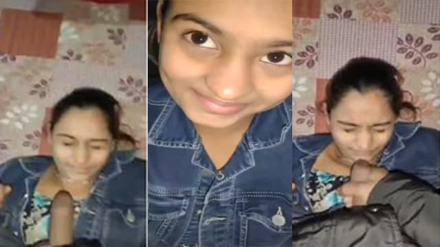 Cute Punjabi Girl Taking Cum On Face